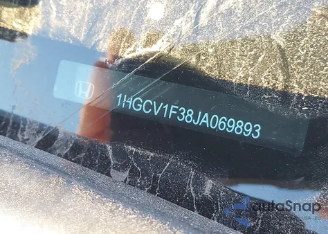 2018 Honda Accord Sport from USA, damaged, VIN 1HGCV1F38JA069893